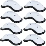 Happyyami Boxing Cups 8pcs for Men Groin Guards Eva Padding Breathable Athletic Cup Sports Protection White