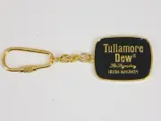 Vintage TULLAMOR DEW Key Chain from 70’s – Green & Gold - New in Package