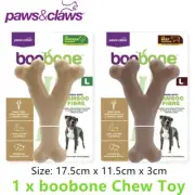 Large boobone Wishbone Pet Chew Toy Durable Scented Flavour Treat Dog Puppy Play