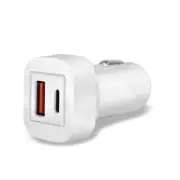 Car Charger with USB-A&C Ports for TMobile OnePlus 9 Pro, OnePlus 9 5G Phone