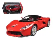 Bburago 26001R Ferrari LaFerrari F70 Red with Black Top 1/24 Diecast Model Car
