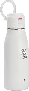 Takeya Traveler Insulated Coffee Mug with Leak Proof Lid, BPA Free, 17 Ounce, Arctic
