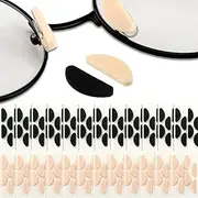 96 Pairs Eyeglass Nose Pads Sponge Glasses Nose Pads Soft Foam Self-Adhesive Nose Pads Eye Glasses Nose Support Pads Anti Slip Glasses Nose Pads for Sunglasses Glasses (1 mm/ 0.039 inch)