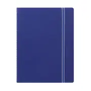 Filofax Classic A5 Notebook Ruled Pages Leather-Look Writing Stationery Blue