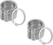 Circlip Rings,100 Pcs External Circlips C-Clip Retaining Snap Rings 304 Stainless Steel Suitable for Fix Bearings and Electrical Appliances,7mm (Color:8mm) (Color : 6mm)