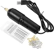 1Set Mini Electric Drill Charging Punch Tool with Drill Bits for Precise Drilling Polishing and Cutting Compact Practical Design for