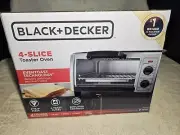 BLACK+DECKER 4 Slice Toaster Oven - Silver