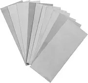 VILLFUL Zinc Anode Plates Copper Strip 12 Pieces Zinc Strips for Saltwater Pool Electroplating Sheets