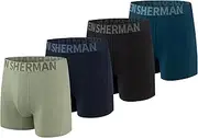 Ben Sherman Men's Micro Modal Boxer Briefs Underwear Lux Modal Moisture Wicking, Ultra Soft, Breathable & Comfortable