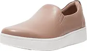 [FitFlop] Women's Rally Leather Slip on Skate Sneakers