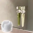Simple Suction Cup & Toothbrush Holder Bathroom Wall Perforated Free Y0H6