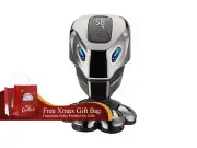 7D Men USB Charging Floating Head Razor Electric Shaver LED Waterproof