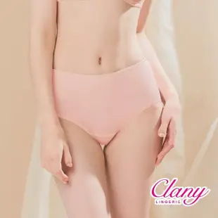 【Clany 可蘭霓】Clany 可蘭霓 金紗圓點親膚透氣M-XL中腰三角女內褲(粉紅無辜 5931-32)