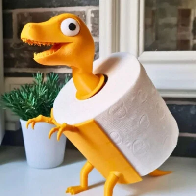Dinosaur Shape Toilet Paper Holder Freestanding Kitchen Roll Towel Paper Holder
