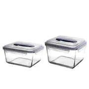 Glasslock Handy Tempered Glass Food Container - 2700mL