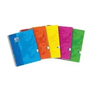Oxford Touch Wirebound Hardback Notebook A4 Assorted Pack of 5 400109986