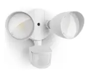 2500 Lumen LED Security Lights, Dusk to Dawn, Motion Detector Flood Light WHITE