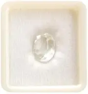 [Akshita gems] Natural White Sapphire Stone 7.45 Carat/ 8.25 Ratti Certified Natural Oval Shape Gemstone, free size, Loose Gemstone, White Sapphire