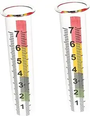 Totority Rain Gauge for Garden Frost Proof Portable Precise Outdoor Rain Measure Tube Large Scale