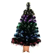 32 inch Pre-lit Mini Fiber Optic Tabletop Artificial Christmas Tree with