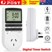 240V Timer Digital Programmable Electric AU Plug Power Socket LCD Timer Switch