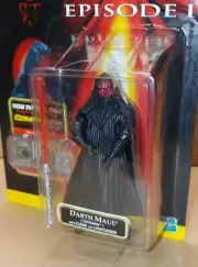 Star Wars EP1 BLACK VEST & CHIN Darth Maul Tatooine Episode 1 RARE ERROR Variant