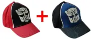 Transformers set of 2 Autobots children baseball cap Optimus red black size 54
