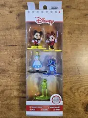 Nano Metalfigs Disney Diecast Figures, Set of 5 Various Characters, New