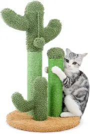 PAWZ Road Cat Scratching Post Cactus Cat Scratcher Medium 23 Inches NOB