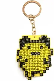 Bandai Tamagotchi Rhinestone Key Chain Mamecchi TG-RSK-MA H6 x W5 D 2 cm