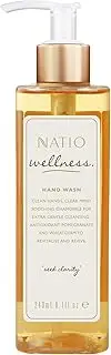 [Natio] Australia Wellness Hand Wash 240ml - Pomegranate, Chamomile & Marshmellow - Gentle & Hydrating Hand Wash - Made in Australia