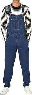 [JINNELLE] Bib Overalls for Men Denim Dungarees Overalls – Bib and Brace Overall - Jeans Pants