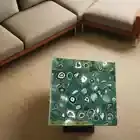 Green agate table top, Sofa Center table, unique gemstone table top, Handmade