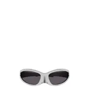 Balenciaga Eyewear Wraparound Sunglasses One size,80 Black