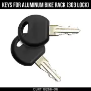 CURT Replacement Key for 18088 Aluminum Bike Rack 303 Lock Cylinder 19266-06