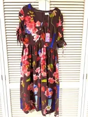 New! Pretty GORMAN “Still Life” Silk blend Dress * size 18
