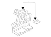 Genuine Honda Outrigger 04658-S2A-A02ZZ