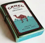Zippo Lighter CAMEL Menthol Teal Green CZ 1042 LIMITED EDITION 50 MADE Chrome
