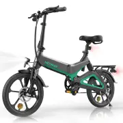 [EU DIRECT] HITWAY BK2 Electric Bike 36V 7.8AH Battery 250W Motor 16inches Tires 35-70KM Max Mileage 120KG Payload Foldi