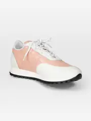 Pink Leather Jimmi Running Trainers