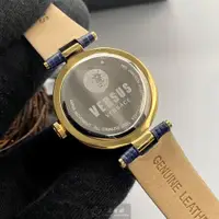 在飛比找ETMall東森購物網優惠-VERSUS VERSACE手錶, 女錶 34mm 金色圓形