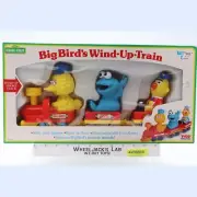 #8903 Big Bird's Wind Up Train Sesame Street 1993 Tyco Preschool Toy NEW SEALED
