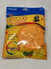 fluffy air dry modeling clay for kids 2 OZ ORANGE