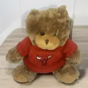 New With Tags Chicago Bulls Small Teddy Bear Plush - Forever Collectibles