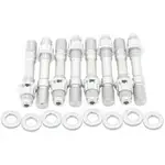 Aeroflow Blower Stud Kit Silver Studs Silver Finish 2.9" Oal - AF37-0603