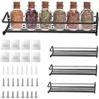 4 Tier Hanging Kitchen Shelf Spice Shelf Wall-Mounted For Kitchen Cupboard Door