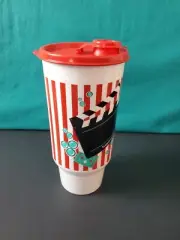 Tupperware Mega Tumbler 30oz ThirstQuake Flip-Top Movie Night Theater