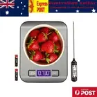 Kitchen Scale Weight 5KG 1gFood Electronic Digital LCD with Kitchen Thermometer