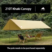 3F UL GEAR 210T Outdoor Camping Canopy Sunshade Beach Sun Shelter UV Resistant