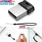 1X Mini USB Drive 32GB 64GB Ultra Fit 2.0 Flash Memory Stick Data Storage For PC